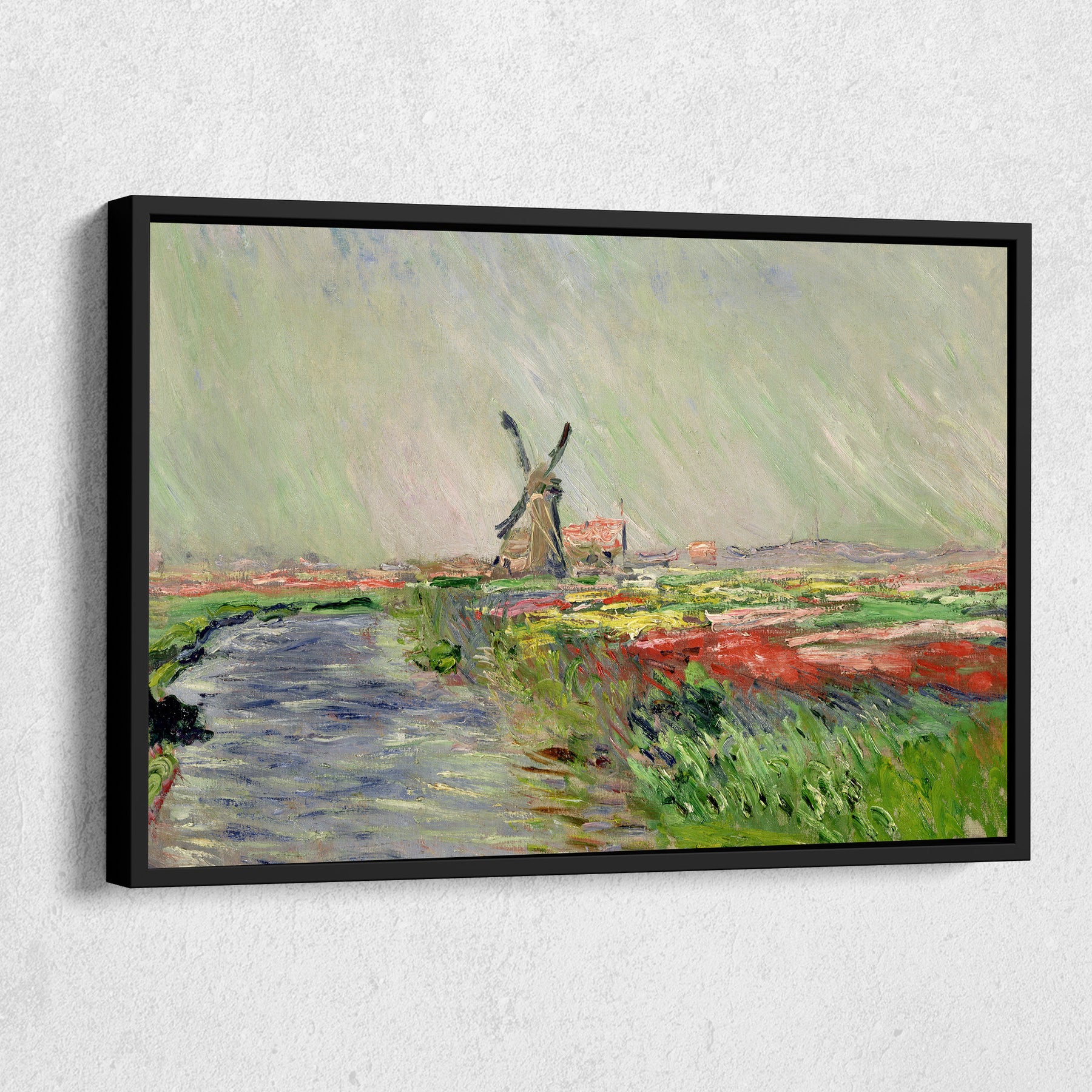 Champ De Tulipes Canvas Art