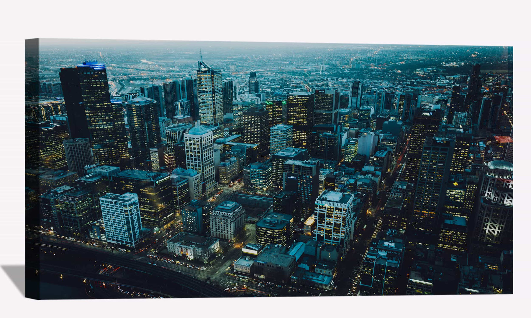 City Morning Canvas Art