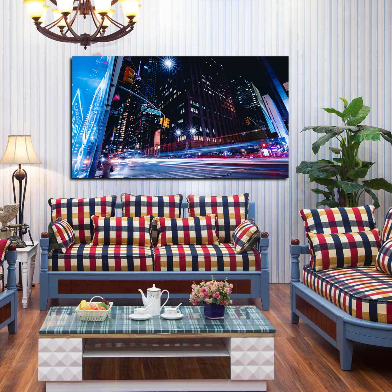 City Night Canvas Art