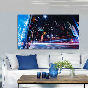 City Night Canvas Art