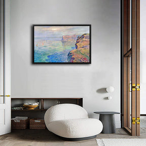 Cliff At Grainval Near Fecamp Canvas Art