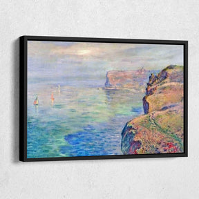 Cliff At Grainval Near Fecamp Canvas Art