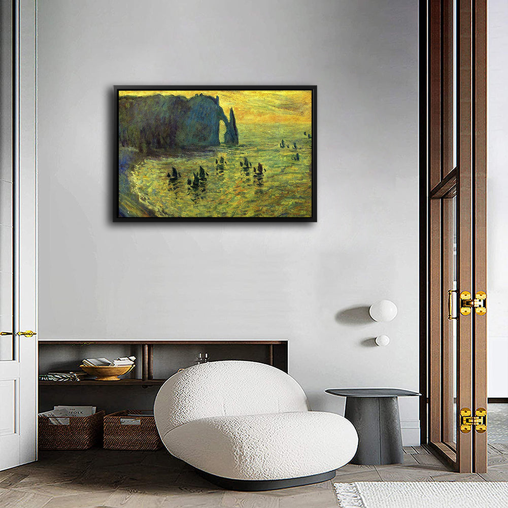 Cliffs At Etretat Canvas Art