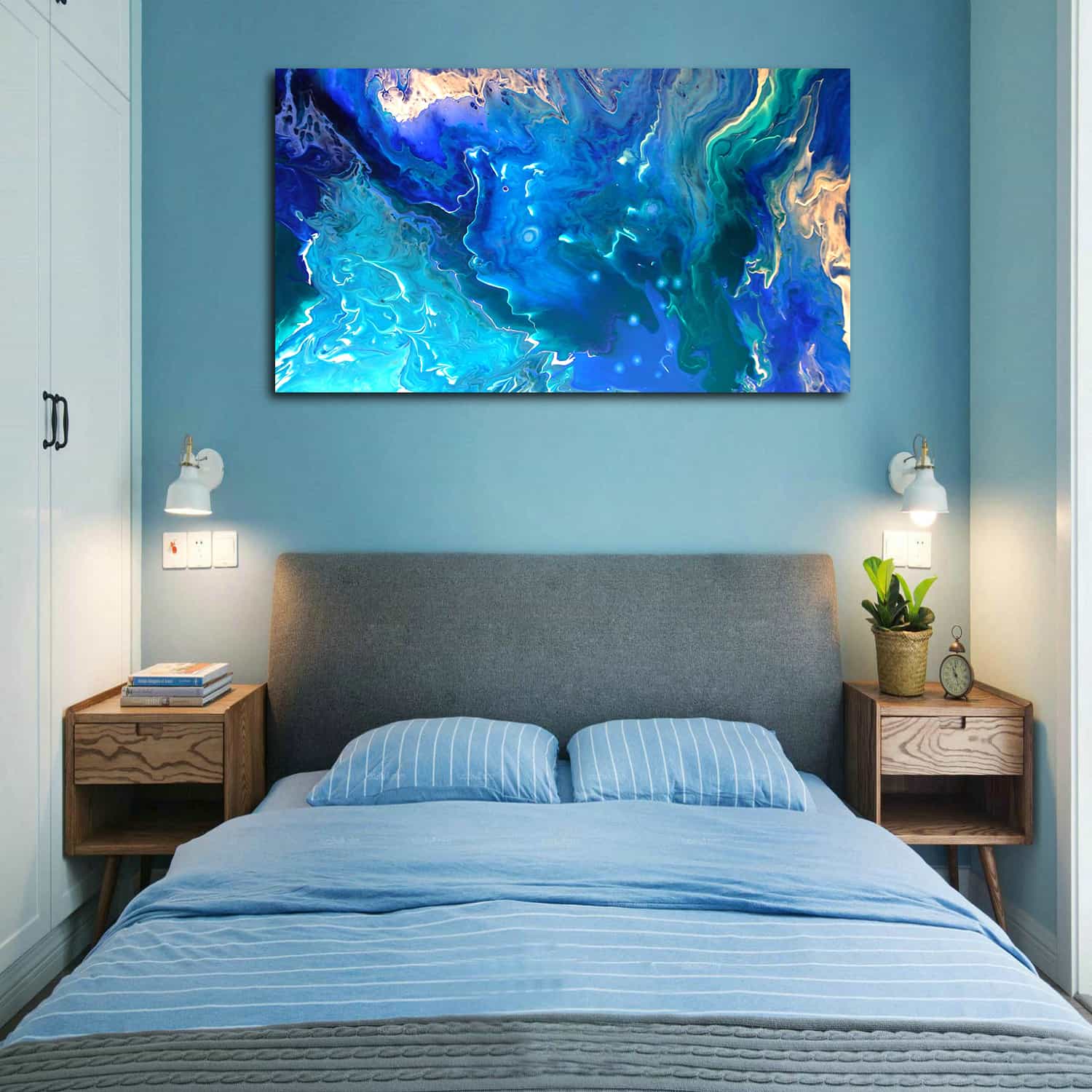 Blue Ocean Canvas Art