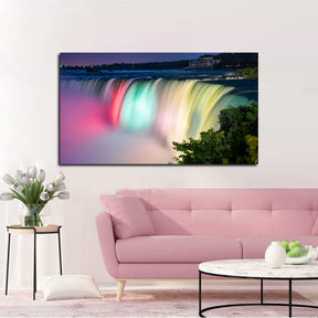 Colorful Niagara Falls Canvas Art