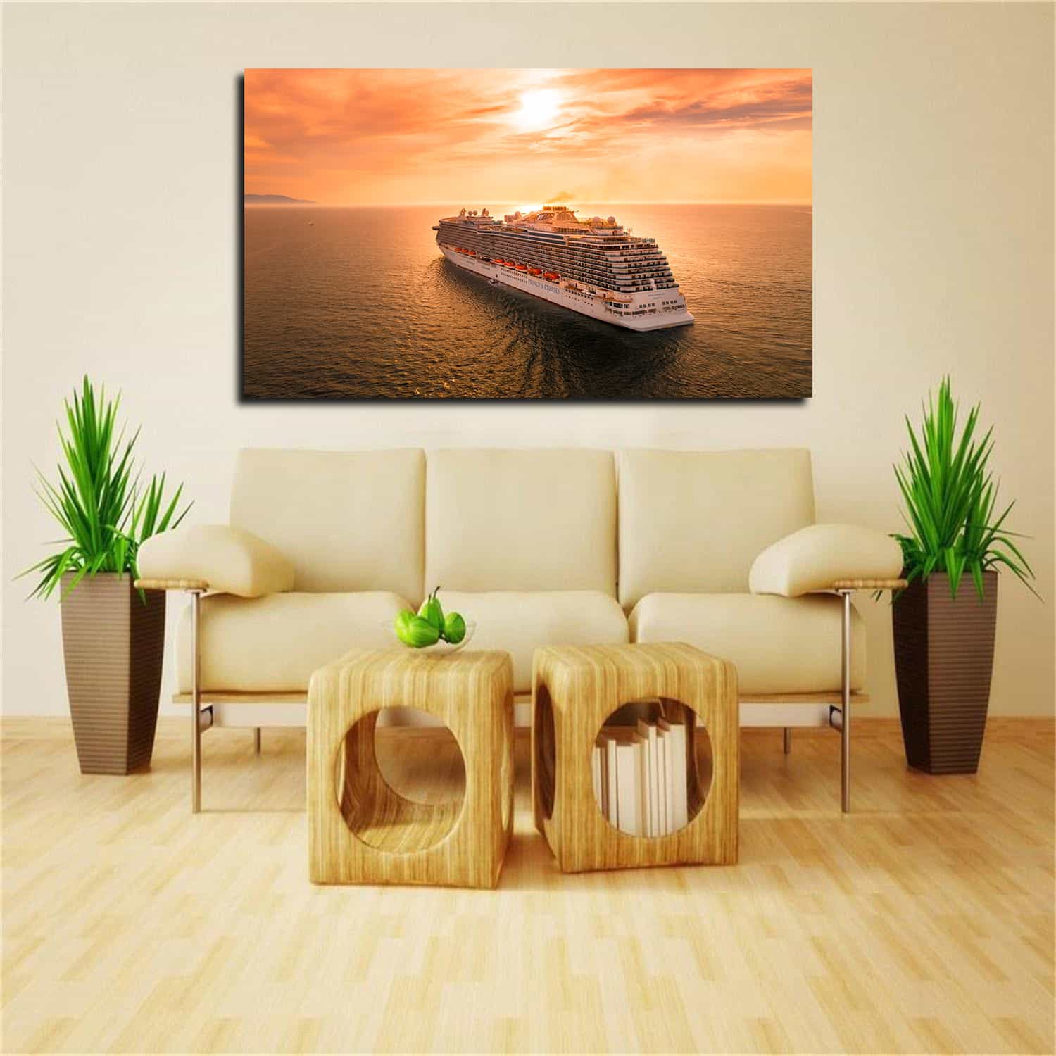 Cruise On Sail Canvas Art