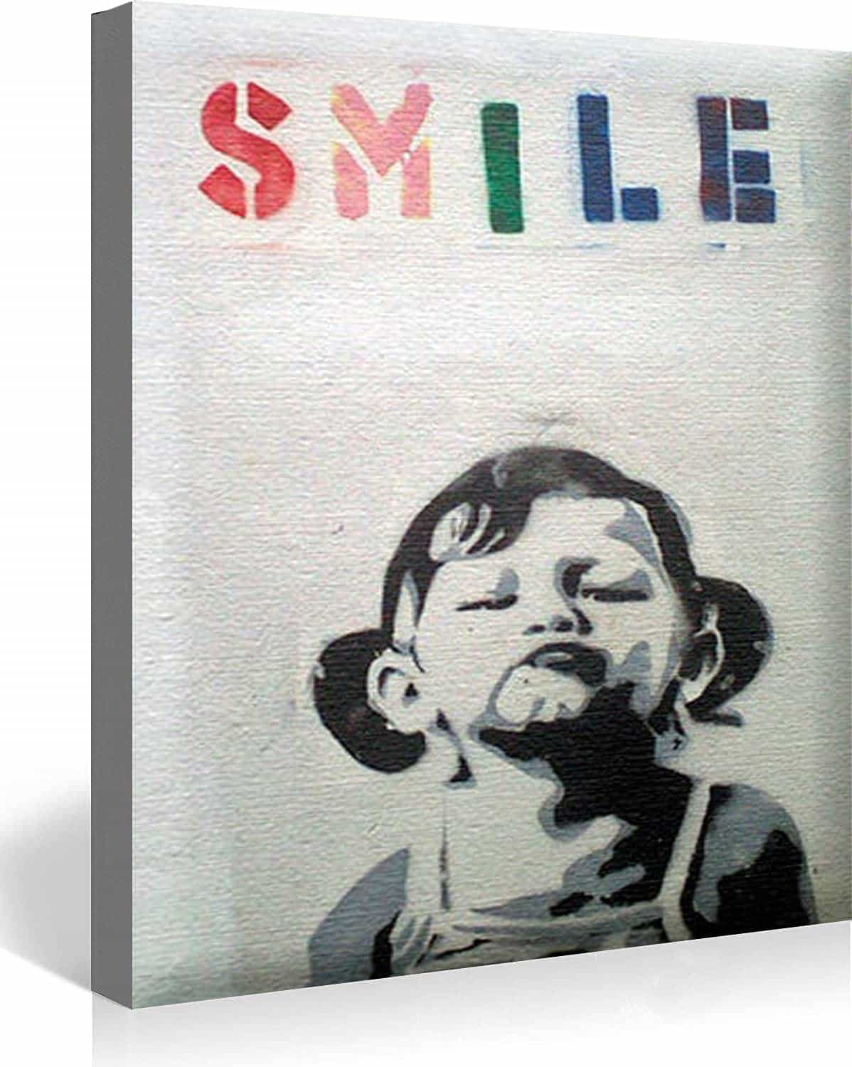 Cute Smile Girl Canvas Art
