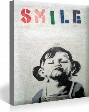 Cute Smile Girl Canvas Art