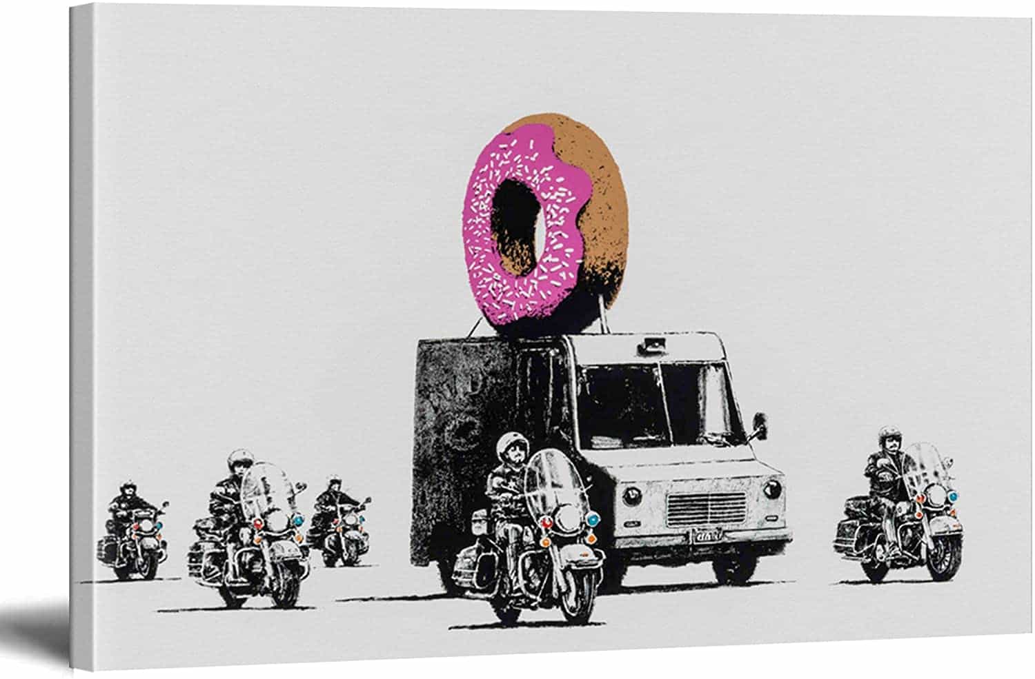 Donut Police Canvas Art