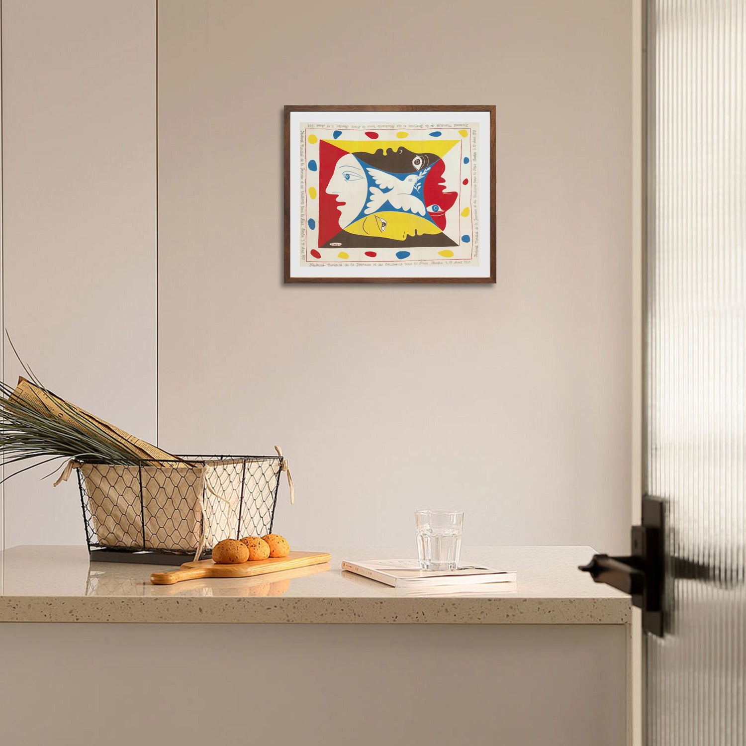 Pablo Picasso Wall Art Festival Of Youth Poster Framed Art