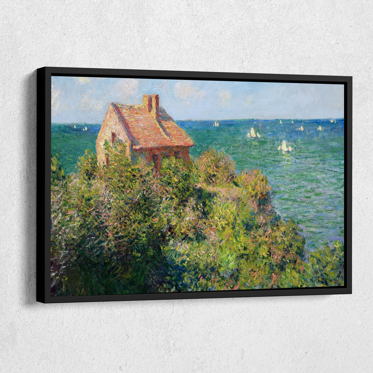 Fishermans Cottage At Varengeville Canvas Art
