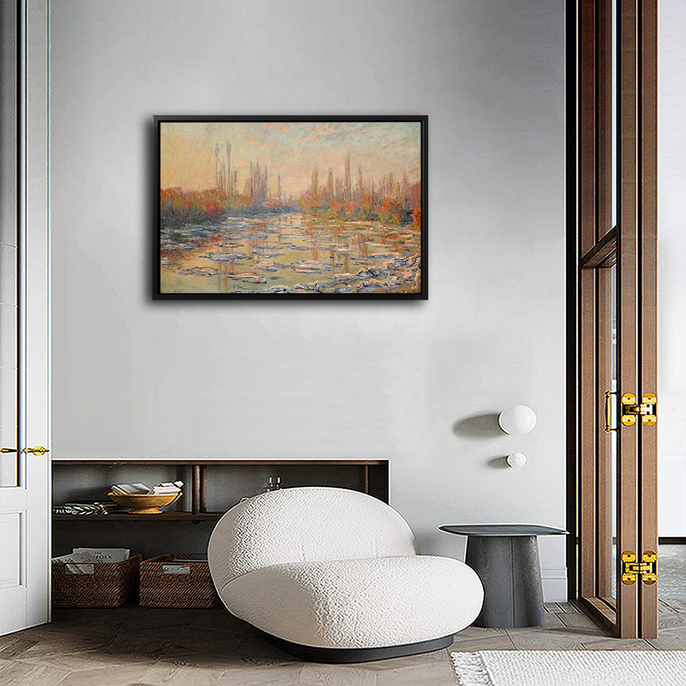 Floating Ice Canvas Art