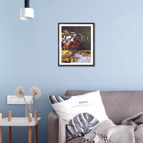 Claude Monet Wall Art Flowers And Fruit Poster Framed