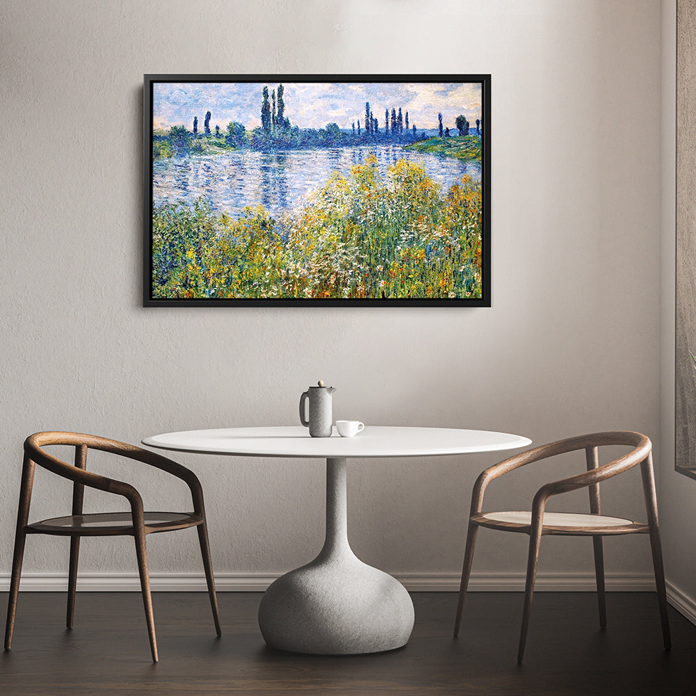 Flowers Near Vetheuil Canvas Art