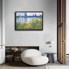 Flowers Near Vetheuil Canvas Art