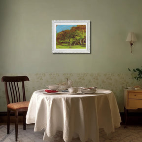 Claude Monet Wall Art Fruit Trees Poster Framed