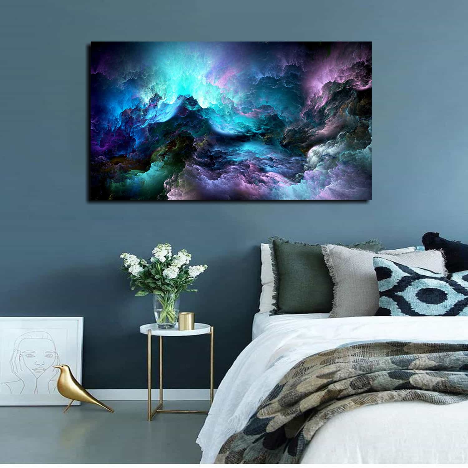 Glowing Clouds Canvas Art