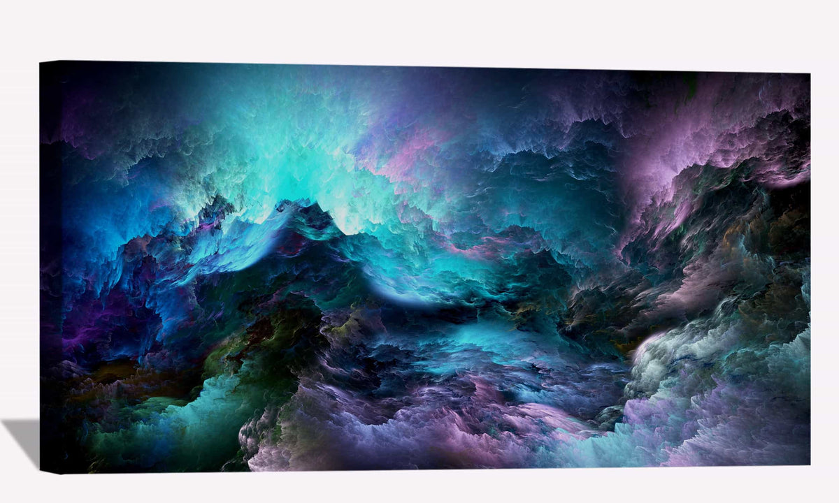 Glowing Clouds Canvas Art
