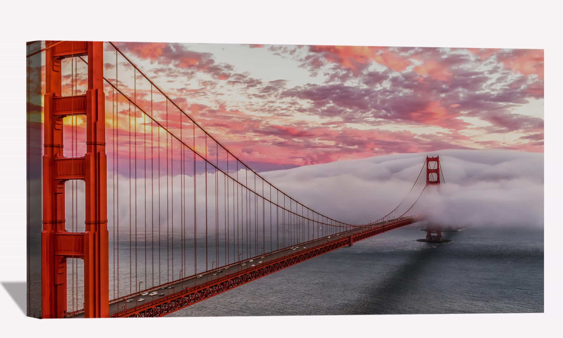 Golden Gate Bridge Morning Canvas Art