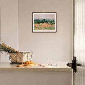 Claude Monet Wall Art Haystack At Giverny Poster Framed