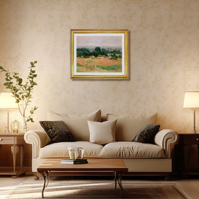Claude Monet Wall Art Haystack At Giverny Poster Framed