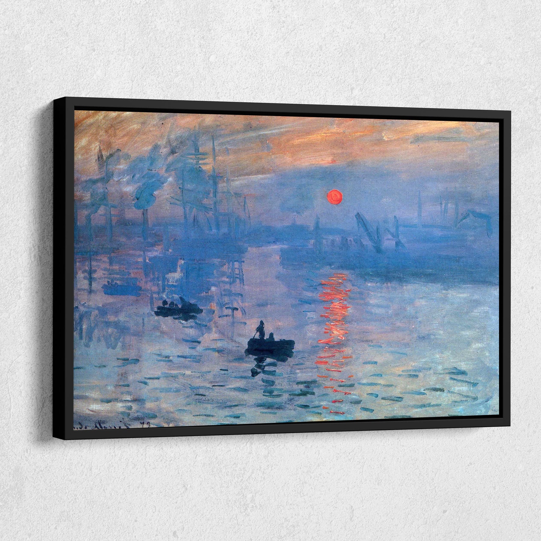 Impression Of Sunrise Canvas Art