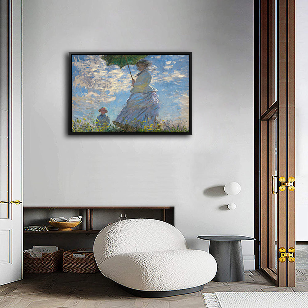 Lady With Boy Canvas Art