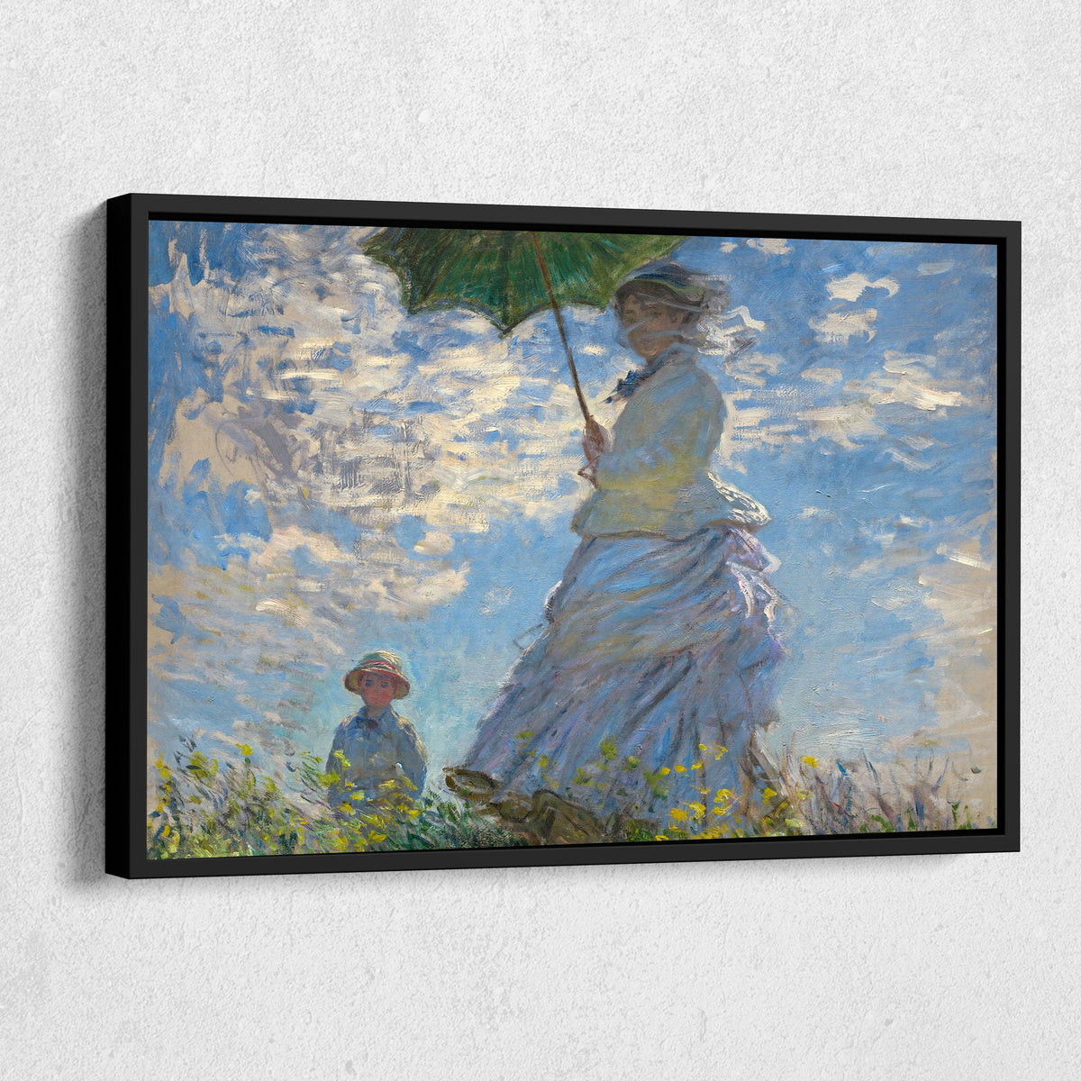 Lady With Boy Canvas Art