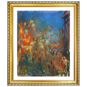 Claude Monet Wall Art Leicester Square At Night Poster Framed
