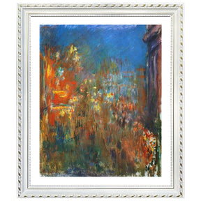 Claude Monet Wall Art Leicester Square At Night Poster Framed