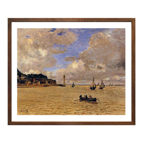 Claude Monet Wall Art Lighthouse At The Hospice Poster Framed