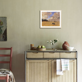 Claude Monet Wall Art Lighthouse At The Hospice Poster Framed