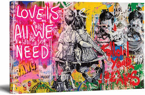 Love is All We Need Canvas Art