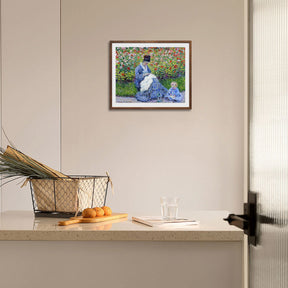 Claude Monet Wall Art Madame Monet And Child Poster Framed