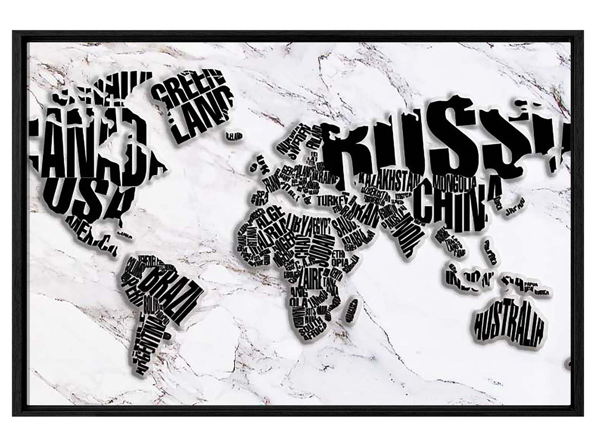 Canvas Print Floating Framed