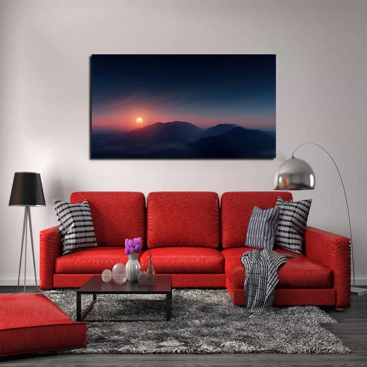 Morning Sunrise Canvas Art