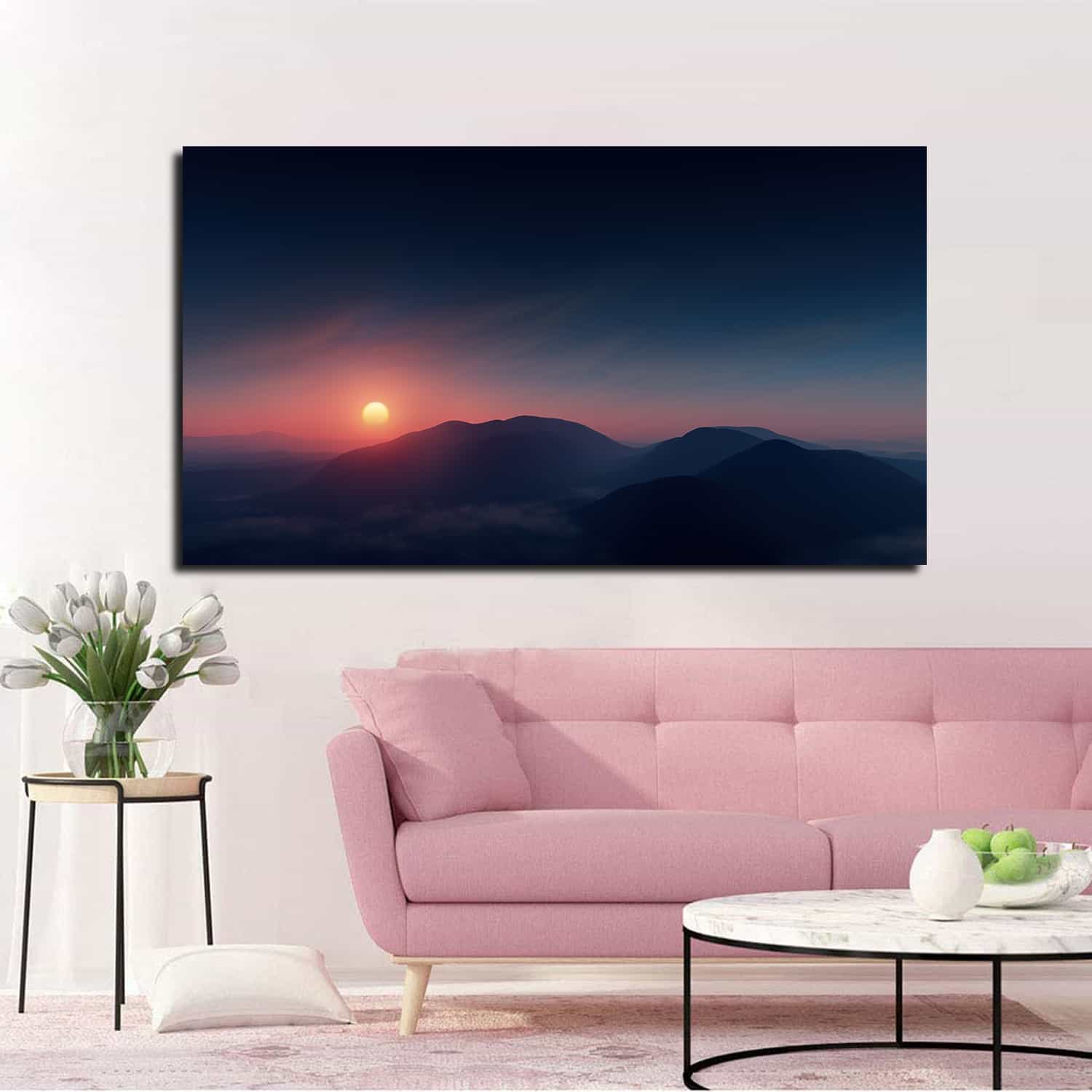 Morning Sunrise Canvas Art