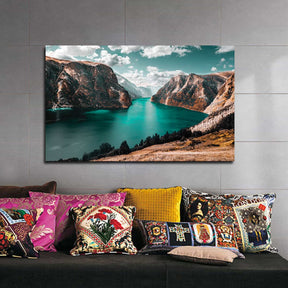 Mountain River Canvas Art