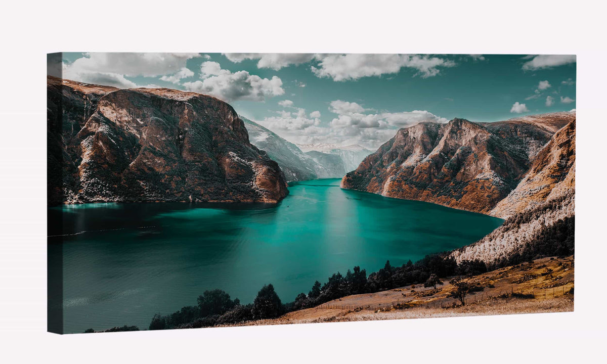 Mountain River Canvas Art