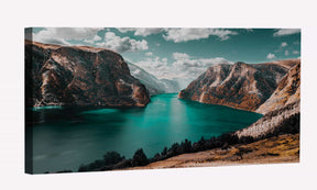 Mountain River Canvas Art