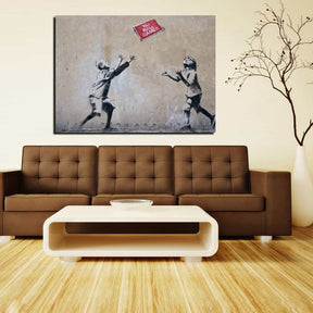No Ball Games Canvas Art