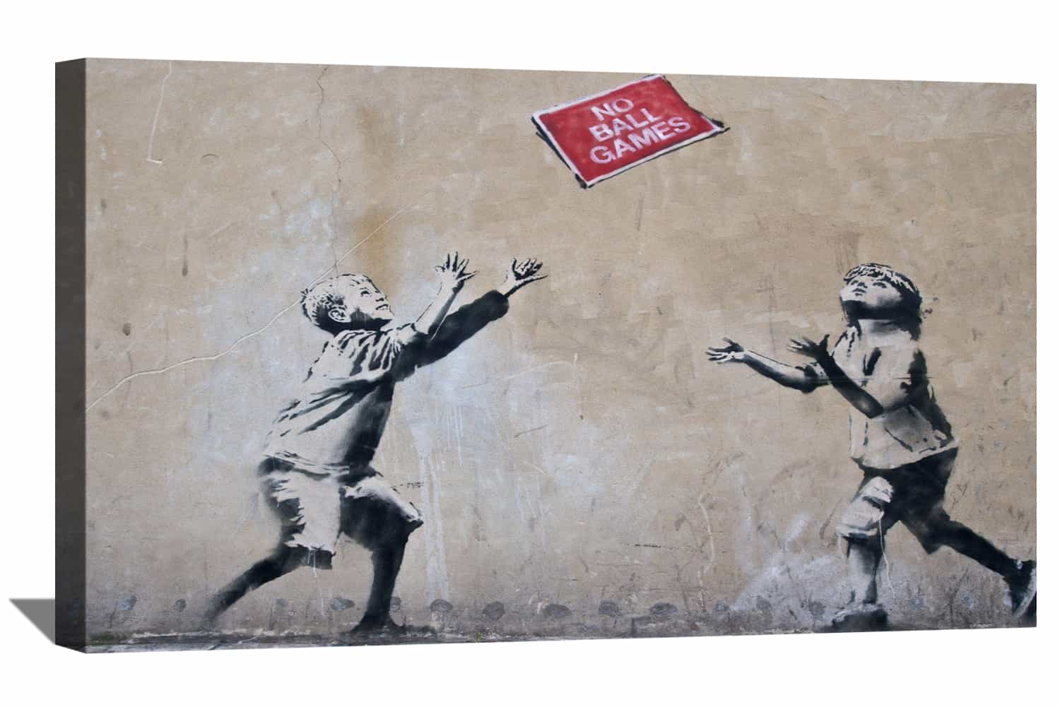 No Ball Games Canvas Art