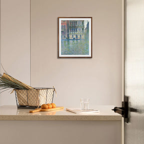 Claude Monet Wall Art Palazzo Dario Venice Poster Framed