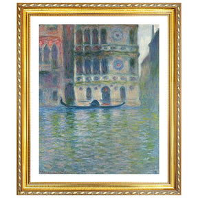 Claude Monet Wall Art Palazzo Dario Venice Poster Framed
