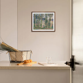 Claude Monet Wall Art Poplars At Giverny Poster Framed