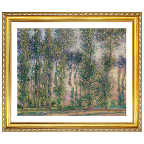 Claude Monet Wall Art Poplars At Giverny Poster Framed