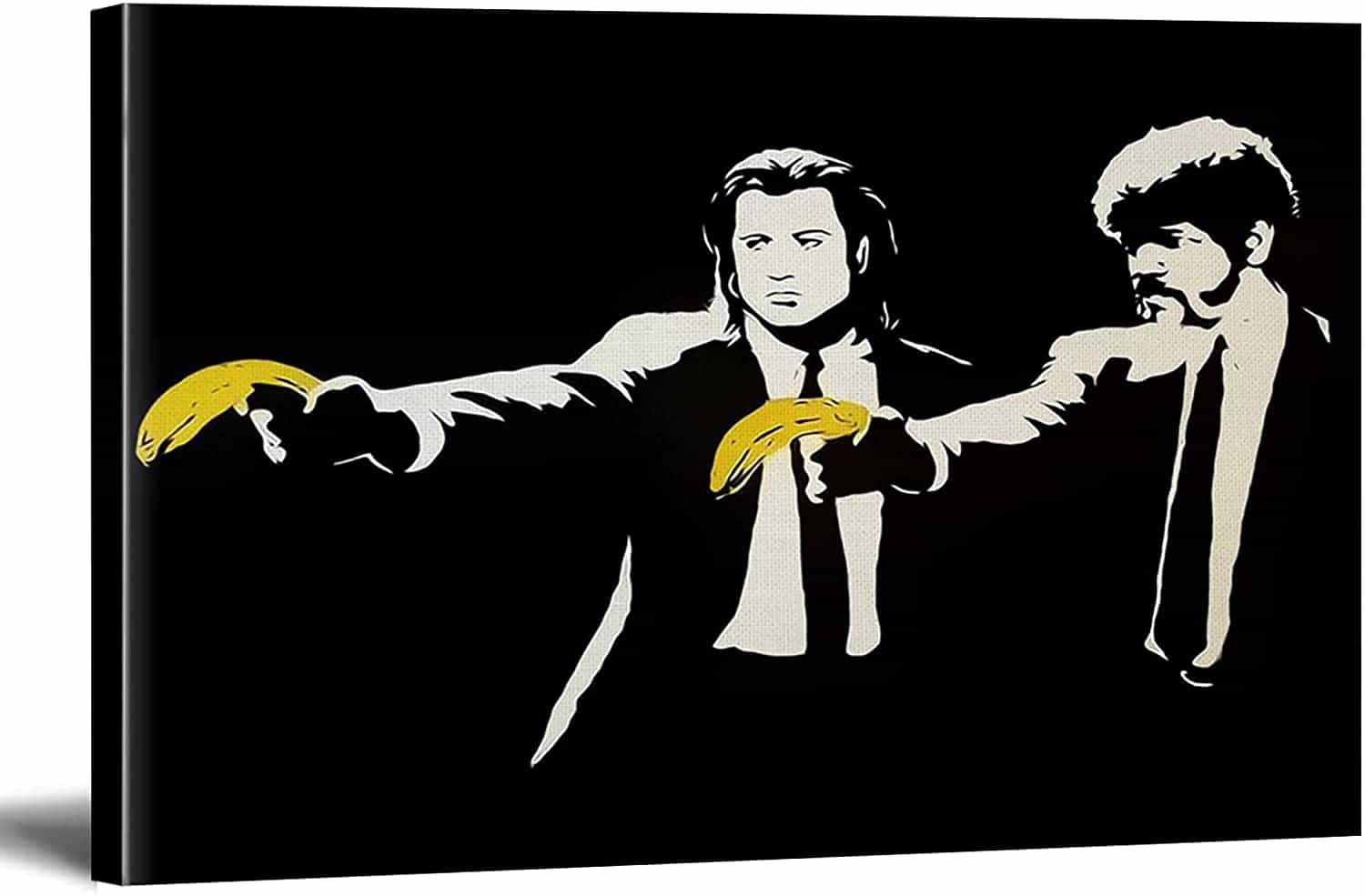 Pulp Fiction banana Canvas Art