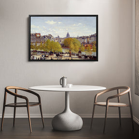 Louvre Museum Pier in Paris Canvas Art