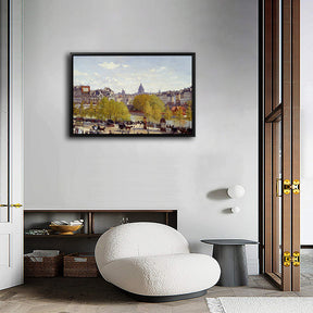 Louvre Museum Pier in Paris Canvas Art