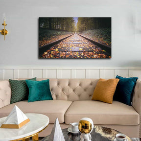Railway Track Canvas Art